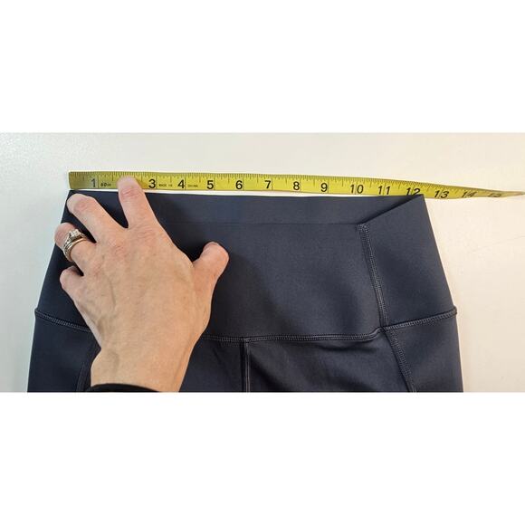 Sculp compression MP M PETITE navy tights yoga active performance full length - Picture 6 of 7